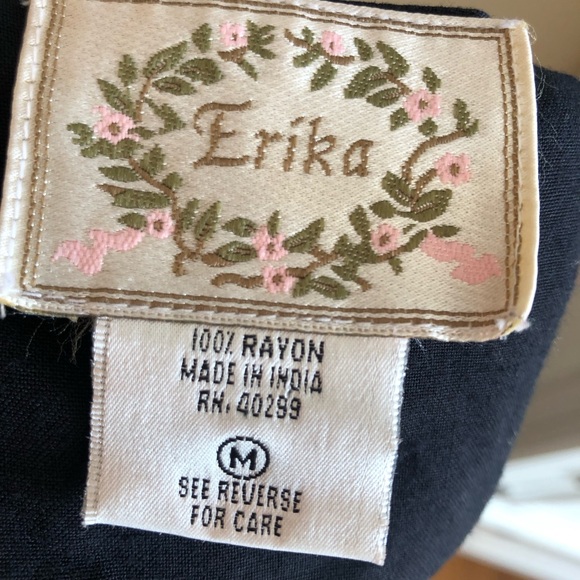 Erika Black and Orange Floral Sleeveless Vest - Picture 9 of 9